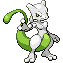 Mewtwo shiny sprite in Emerald Legacy