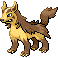 Mightyena shiny sprite in Emerald Legacy