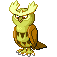 Noctowl shiny sprite in Emerald Legacy