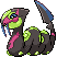 Seviper shiny sprite in Emerald Legacy