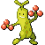 Sudowoodo shiny sprite in Emerald Legacy
