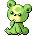 Teddiursa shiny sprite in Emerald Legacy