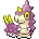 Wurmple shiny sprite in Emerald Legacy