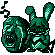 Azumarill shiny sprite in Ghost Grey