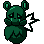 Azurill shiny sprite in Ghost Grey