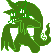 Banette shiny sprite in Ghost Grey