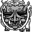 Bastiodon front sprite in Ghost Grey