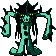 Cacturne shiny sprite in Ghost Grey