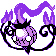 Chandelure shiny sprite in Ghost Grey