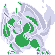 Charizard shiny sprite in Ghost Grey