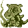 Cubone shiny sprite in Ghost Grey