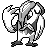 Dartrix front sprite in Ghost Grey