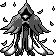 Decidueye front sprite in Ghost Grey