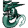 Dragapult shiny sprite in Ghost Grey