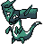 Drakloak shiny sprite in Ghost Grey
