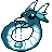 Dratini shiny sprite in Ghost Grey