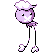 Drifloon shiny sprite in Ghost Grey
