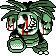 Exeggutor shiny sprite in Ghost Grey