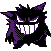 Gengar shiny sprite in Ghost Grey