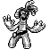 Gholdengo front sprite in Ghost Grey