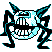 Glalie shiny sprite in Ghost Grey