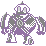 Golett shiny sprite in Ghost Grey