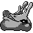Goomy front sprite in Ghost Grey