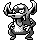 Impidimp front sprite in Ghost Grey