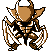 Kabutops shiny sprite in Ghost Grey