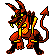 Lucario shiny sprite in Ghost Grey