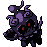 Marshadow shiny sprite in Ghost Grey