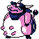 Miltank shiny sprite in Ghost Grey