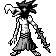 Murkrow front sprite in Ghost Grey