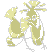 Oricorio shiny sprite in Ghost Grey
