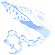 Sharpedo shiny sprite in Ghost Grey