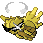 Shedinja front sprite in Ghost Grey