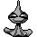 Shuppet front sprite in Ghost Grey
