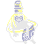 Sinistcha shiny sprite in Ghost Grey