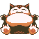 Snorlax shiny sprite in Ghost Grey