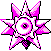 Starmie shiny sprite in Ghost Grey