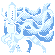 Suicune shiny sprite in Ghost Grey