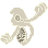 Yamask shiny sprite in Ghost Grey