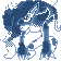 Zoroark shiny sprite in Ghost Grey