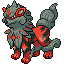 Hisuian Arcanine front sprite in Heart & Soul