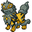 Hisuian Arcanine shiny sprite in Heart & Soul