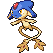 Azelf shiny sprite in Heart & Soul