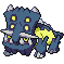 Bastiodon shiny sprite in Heart & Soul