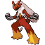 Blaziken shiny sprite in Heart & Soul