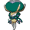 Calyrex shiny sprite in Heart & Soul