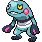 Croagunk shiny sprite in Heart & Soul